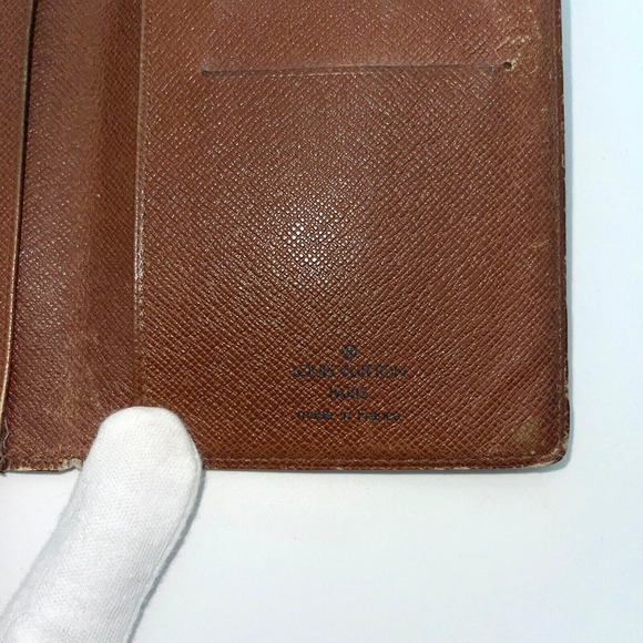 LOUIS VUITTON Long Credit Card Wallet Porte Valeurs Cartes Checkbook Authentic - Picture 4 of 16